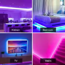 Tira LED RGB 10 Metros – Luces Decorativas para Habitación y TV